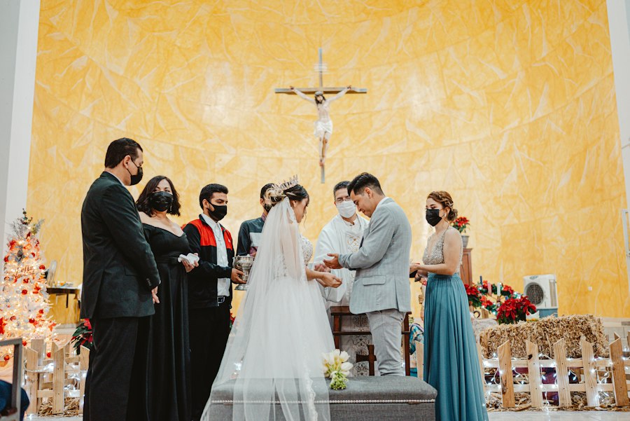 Christian wedding ceremony