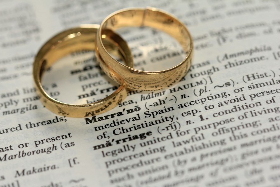 Photo spiritual connection in marriage