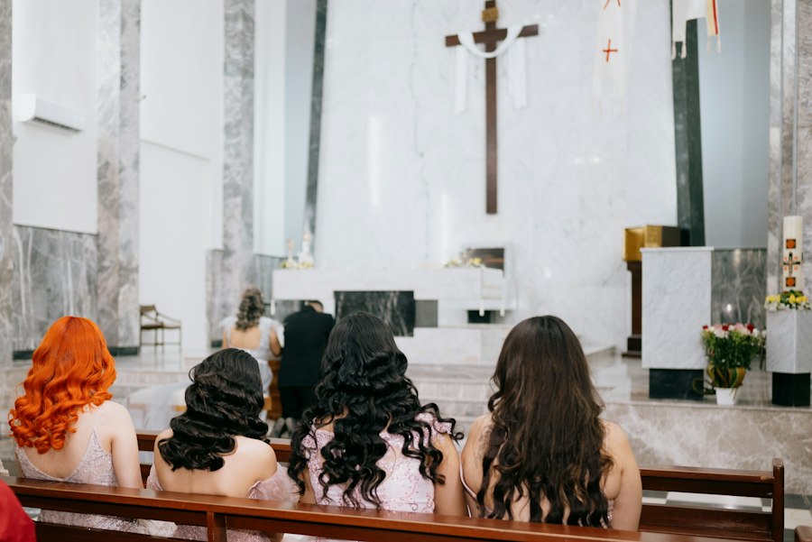 Christian wedding ceremony