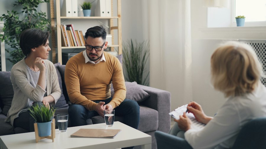 Christian marriage counseling session